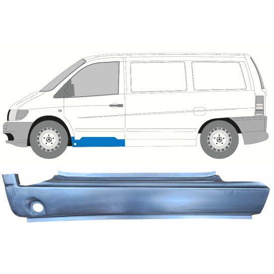 Front door sill repair panel for Mercedes Vito I W638 1996-2003 / Left 8832