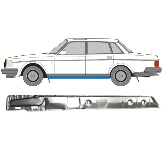 Inner sill repair panel for Volvo 240 1975-1993 / Left 16110