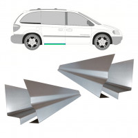 Inner and outer sill repair panel for sliding door for Chrysler Voyager 2000-2008 / Left+Right / Set 11196