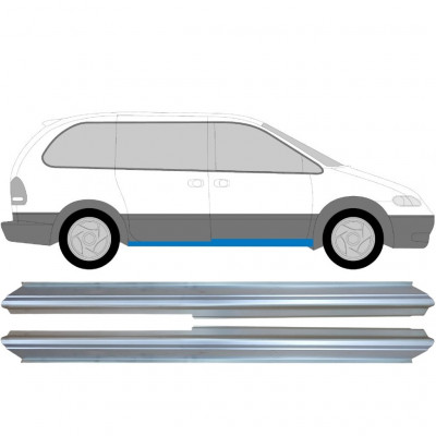 Sill repair panel for Chrysler Voyager Dodge Caravan 1996-2001 / Left+Right / Set 6430