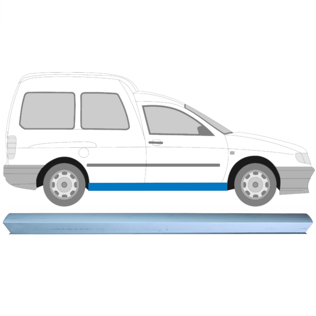 VW CADDY S INCA 1995-2004 SILL REPAIR PANEL / RIGHT = LEFT