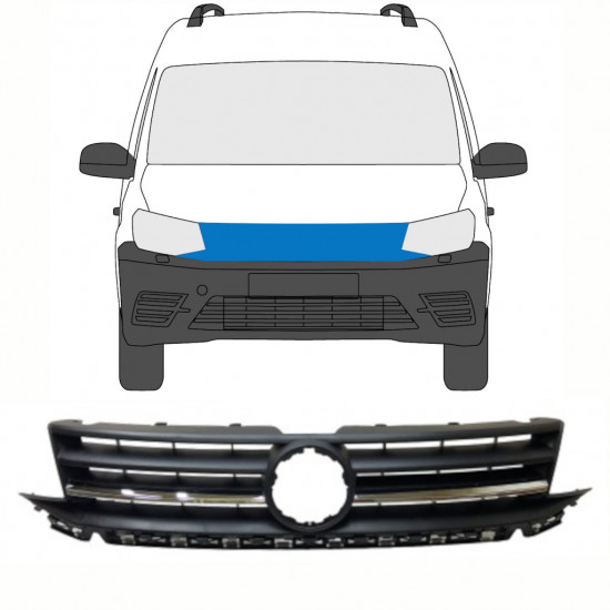 Grille for Volkswagen Caddy 2015-2020 8416