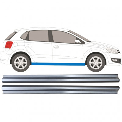 Sill repair panel for Volkswagen Polo 2009-2017 / Left / Right / Left+Right / Set 12910