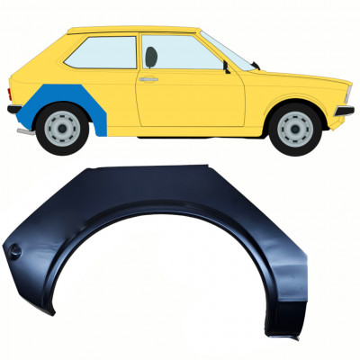 VW POLO 1975-1981 REAR ARCH REPAIR PANEL / RIGHT