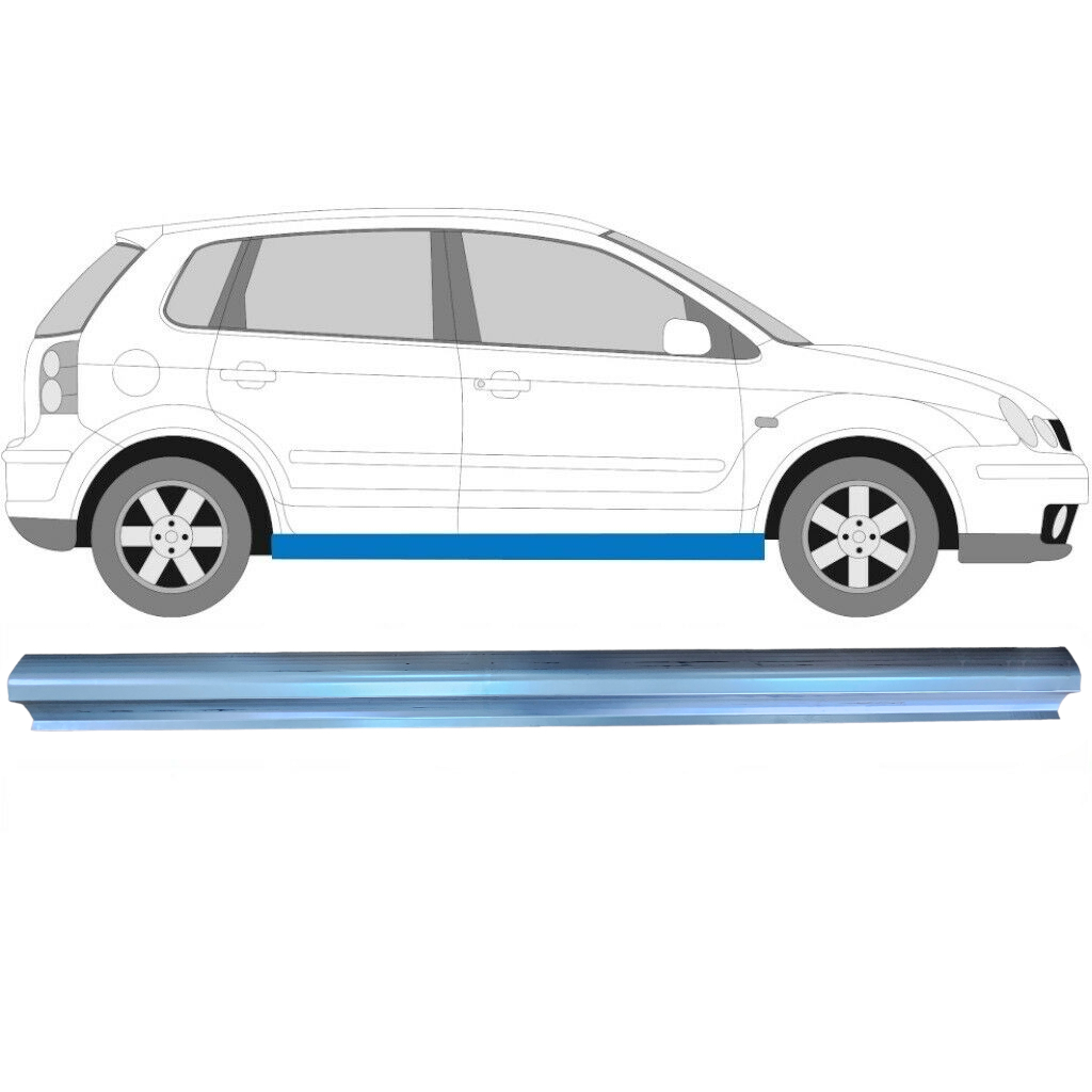 Sill Repair Panel For Vw Polo 2001-2009 / Left = Right (Symmetrical) 8933