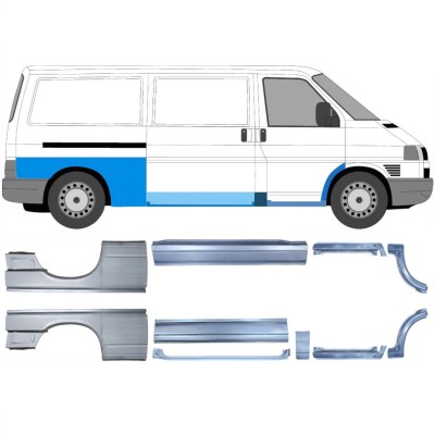 Repair panel set for Volkswagen Transporter T4 1990-2003 / Left+Right / 14699