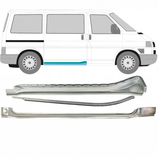 VW T4 1990-2003 SLIDING DOOR SILL REPAIR PANEL / SET / RIGHT