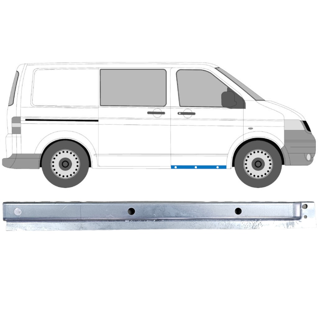 VW T5 2003-2015 FRONT INNER SILL REPAIR PANEL / RIGHT