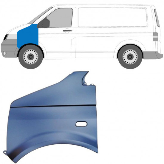  VW T5 2003-2015 FRONT WING / LEFT