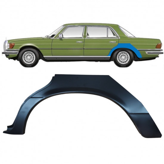 MERCEDES S-CLASS 1972-1980 REAR WHEEL ARCH / LEFT