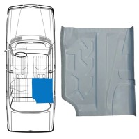 Rear floor repair panel for Mercedes W123 1975-1985 / Right 16048