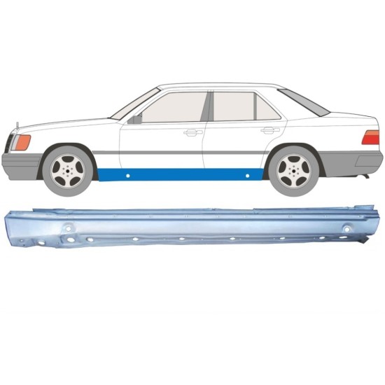 Full sill repair panel for Mercedes E-Class W124 1984-1996 / Left 6364