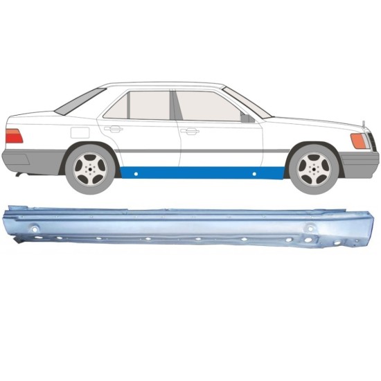 Full sill repair panel for Mercedes E-Class W124 1984-1996 / Right 6363