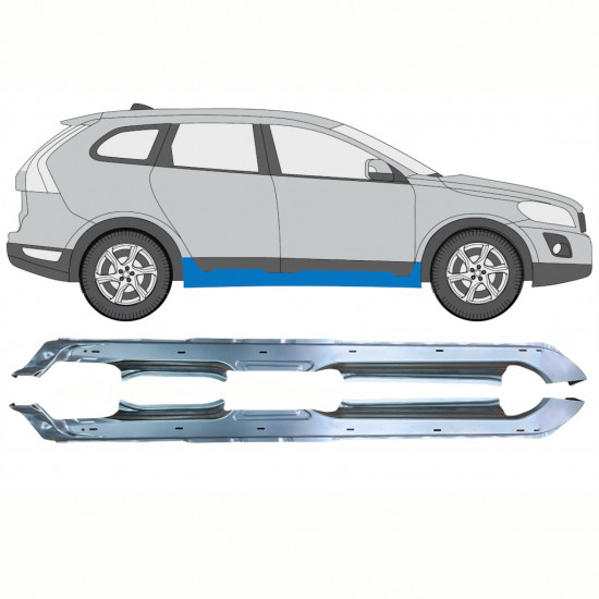 Sill repair panel for Volvo Xc60 2008-2017 / Left+Right / Set 10345