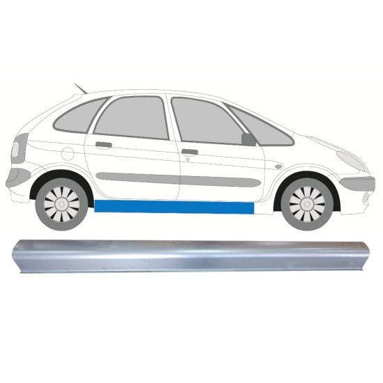 Lower sill repair panel
