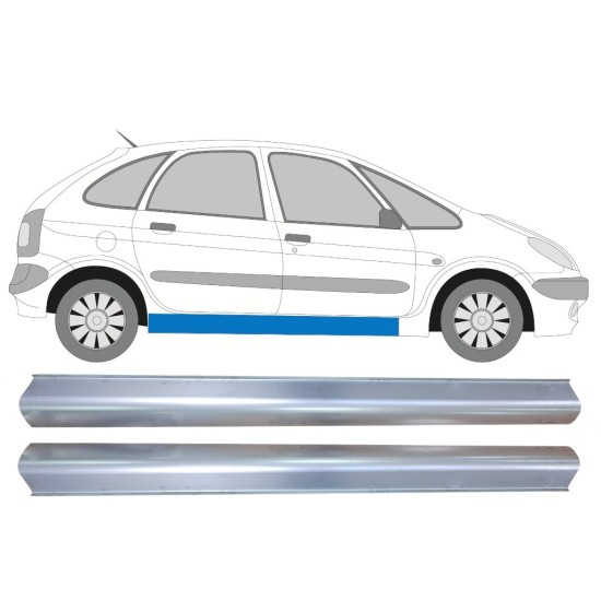 Lower sill repair panel for Citroen Xsara Picasso 1999-2012 / Left+Right / Set 16890