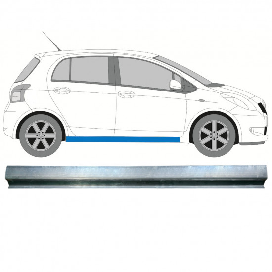 Sill repair panel for Toyota Yaris 2006-2011 / Left = Right (symmetrical) 7991