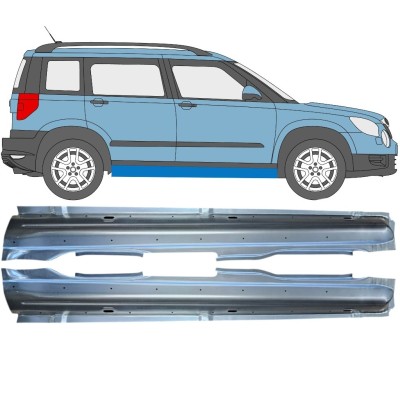 Full sill repair panel for Skoda Yeti 2009- / Left+Right / Set 15977