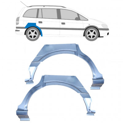 OPEL ZAFIRA 1999-2005 REAR WHEEL ARCH / SET