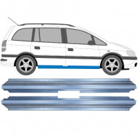 Sill repair panel for Opel Zafira 1999-2005 / Left = Right (symmetrical) / Set 9714