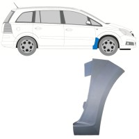 Front wing repair panel for Opel Zafira B 2005-2012 / Right 16850