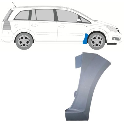 Front wing repair panel for Opel Zafira B 2005-2012 / Right 16850