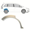 Rear wing repair panel