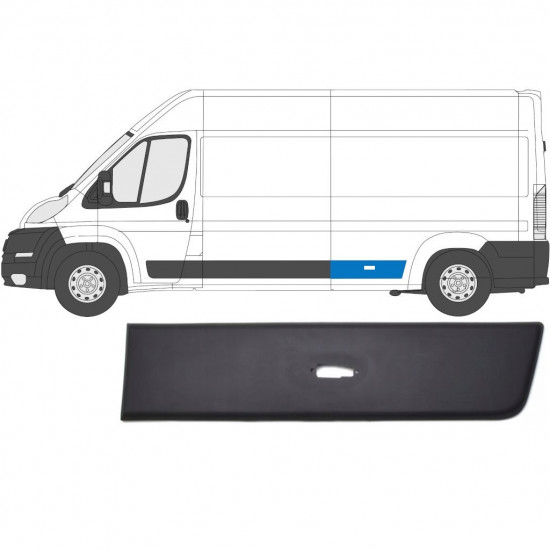 FIAT DUCATO 2006- REAR MOULDING TRIM PANEL WITH LAMP HOLE / LEFT