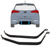Fuel tank straps for Hyundai i20 2014-2020 15116