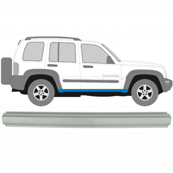  JEEP LIBERTY 2001-2008 SILL REPAIR PANEL / RIGHT = LEFT  / SILL - LOWER PART
