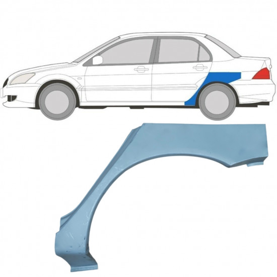 MITSUBISHI LANCER 2003-2008 REAR WHEEL ARCH / LEFT