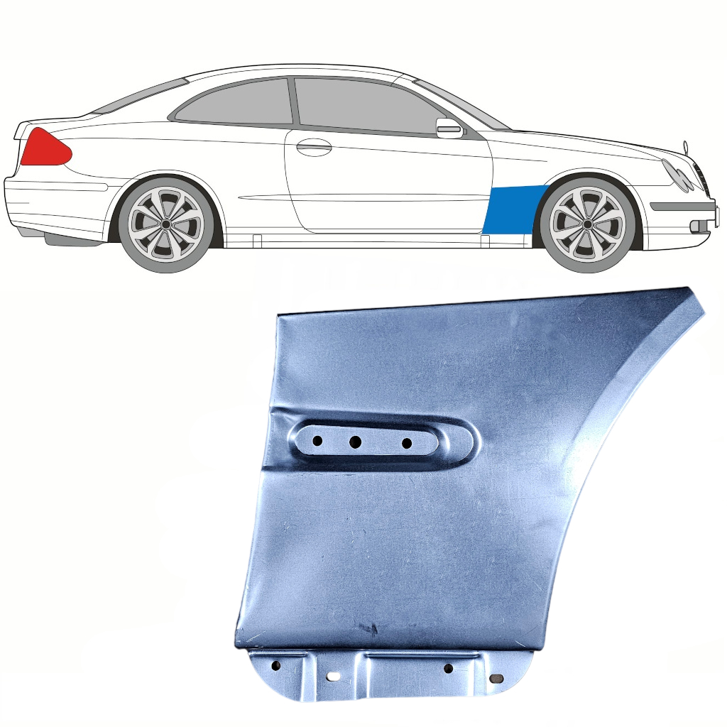 Reparaturblech Kotflügel vorne für Mercedes CLK W209 2002-2010 / Rechts 8378