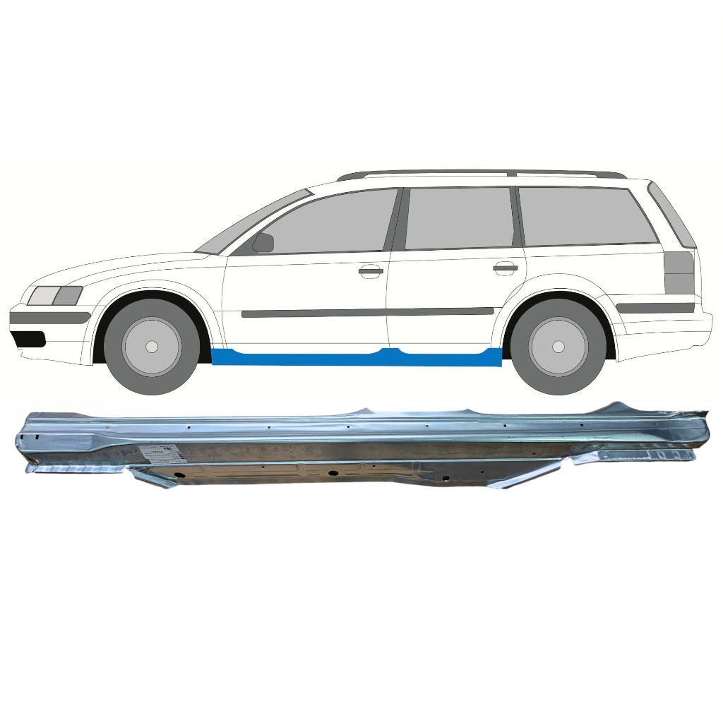 Voll schweller für Volkswagen Passat B5 1996-2005 / Links 8922