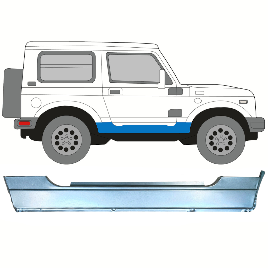 Voll schweller für Suzuki Samurai 1981- / Rechts 8248